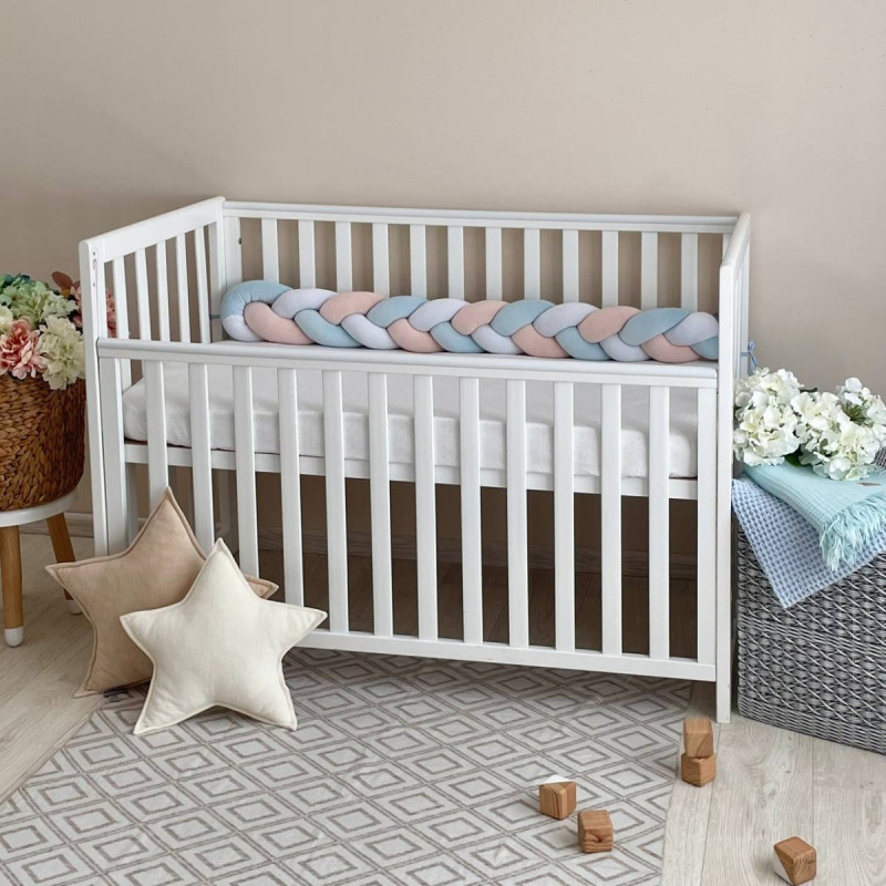 Постільна білизна Msonya Бортик у ліжко Бортик-коса дівчина Персик Стандарт/Овал