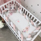 Постільна білизна Msonya Бортик у ліжко Бортик-коса дівчина пудра Стандарт/Овал 0789554