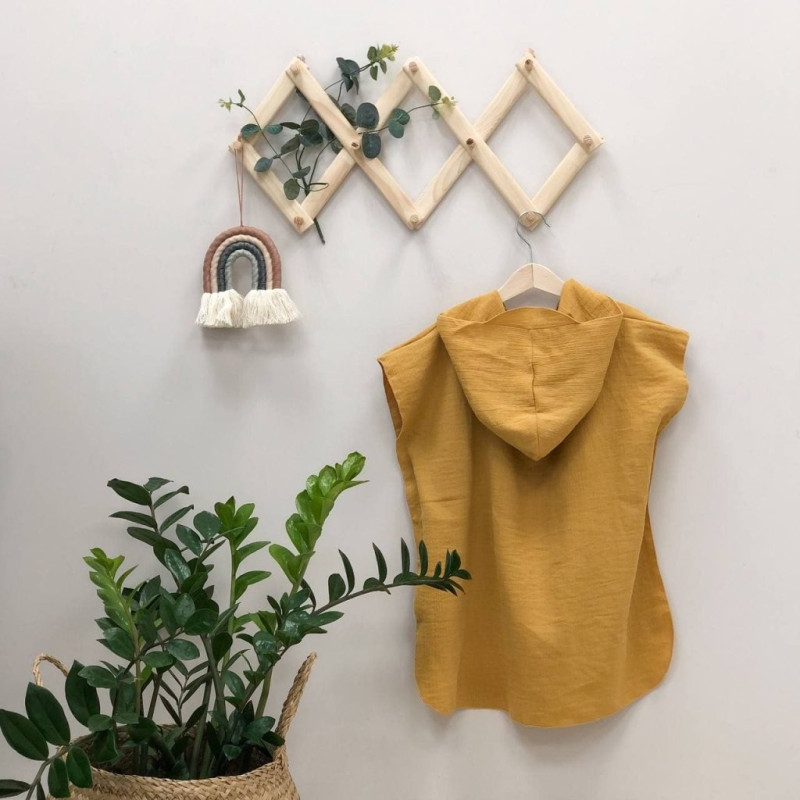 Рушник Msonya Пончо Маленька Соня Муслін гірчиця