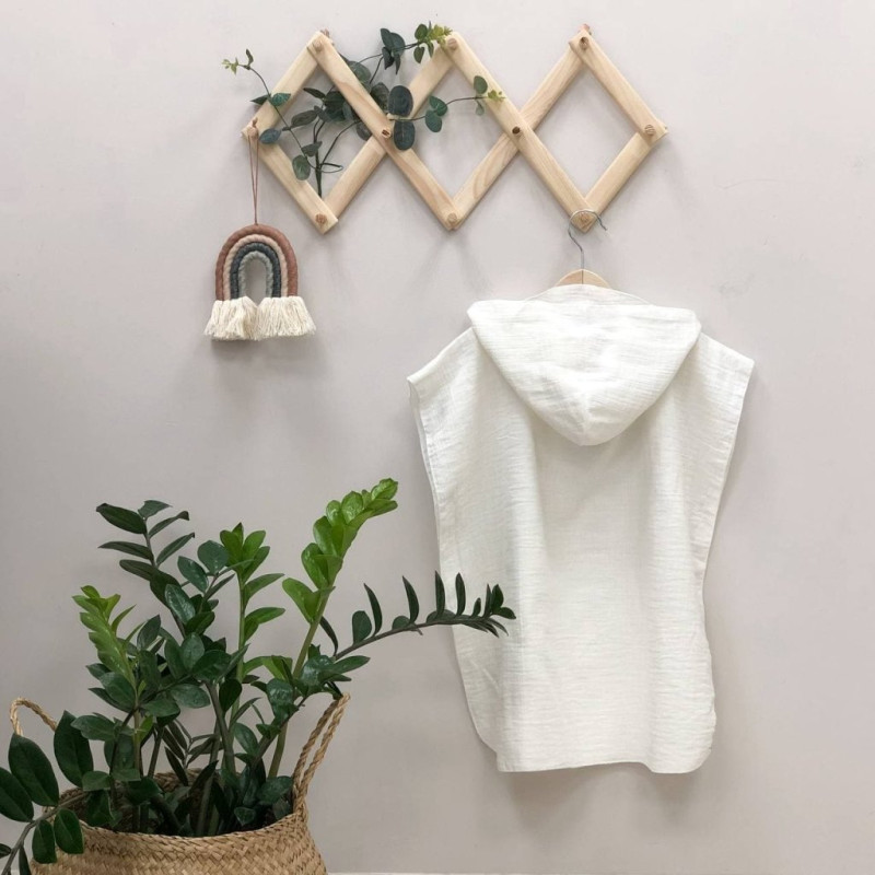 Рушник Msonya Пончо Маленька Соня Муслін молочний