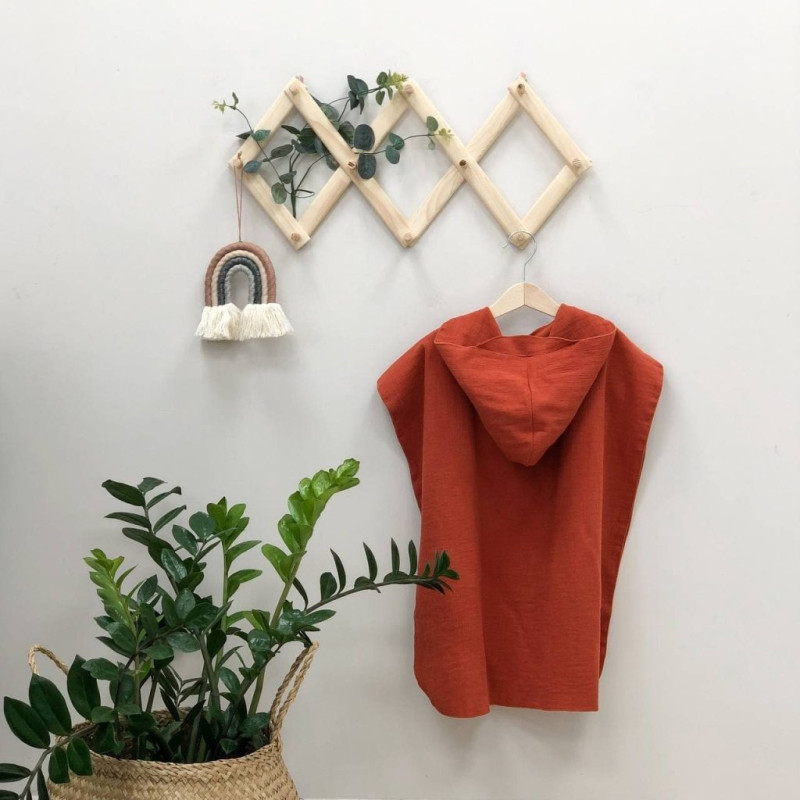 Рушник Msonya Пончо Маленька Соня Муслін теракот