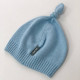 Шапка Msonya в'язана з помпоном 39 блакитний