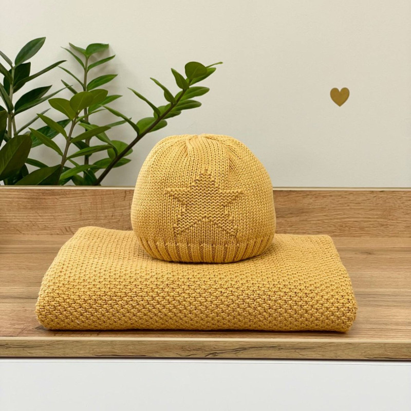 Шапка Msonya в'язана із зіркою 39 гірчиця