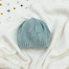 Шапка Msonya в'язана із зіркою 39 м'ятний