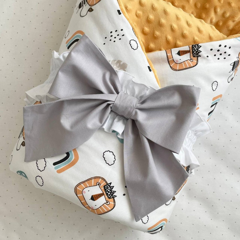 Плед Msonya конверт з ковдрою Леви з веселками