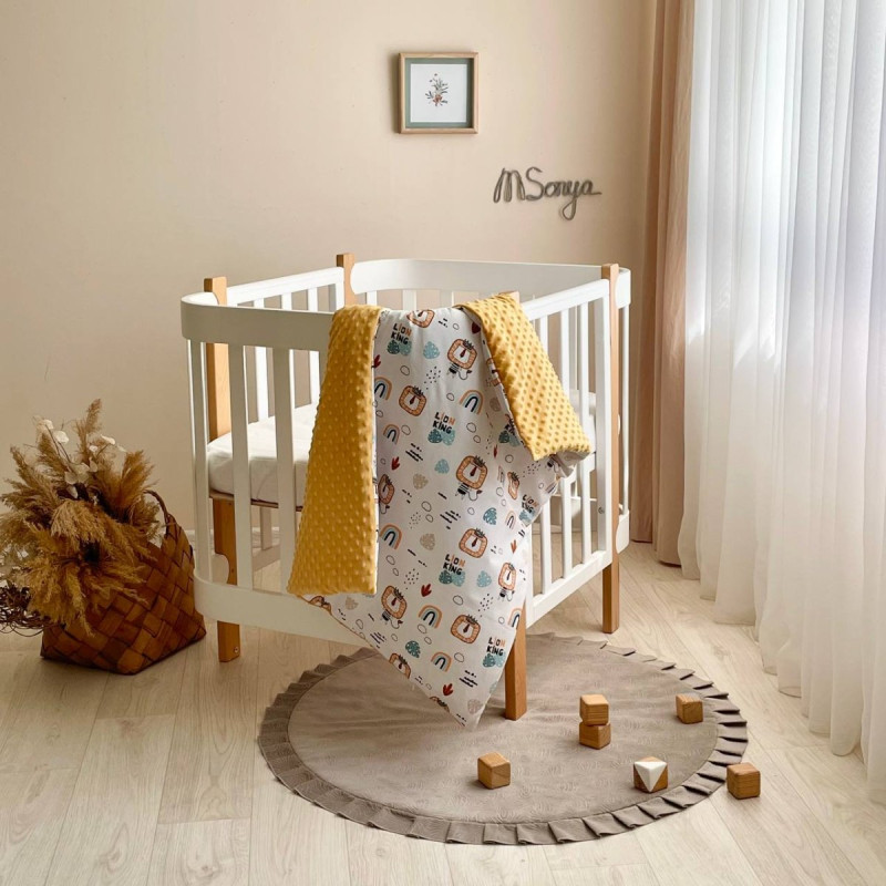 Плед Msonya конверт з ковдрою Леви з веселками