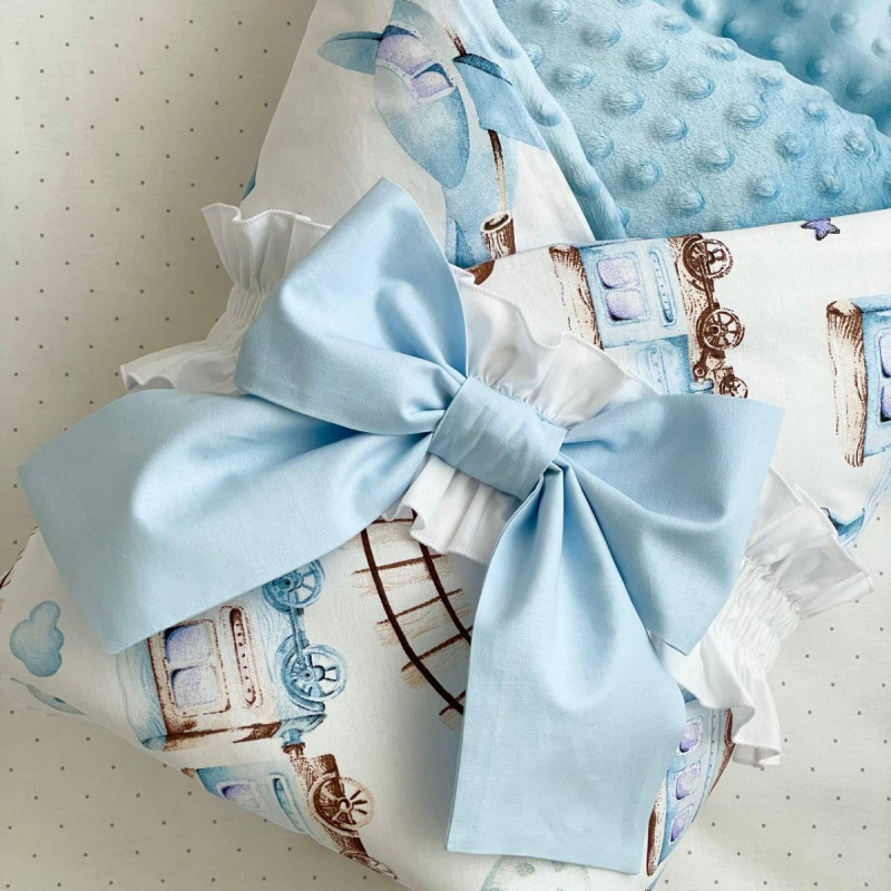 Плед Msonya Плюш Minky блакитний 80х100 +/2см