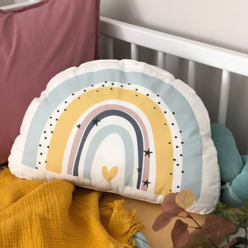 Подушка Msonya Веселка декор Пудра Nordic