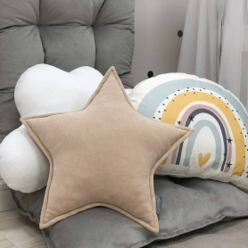 Подушка Msonya Зірка бежева