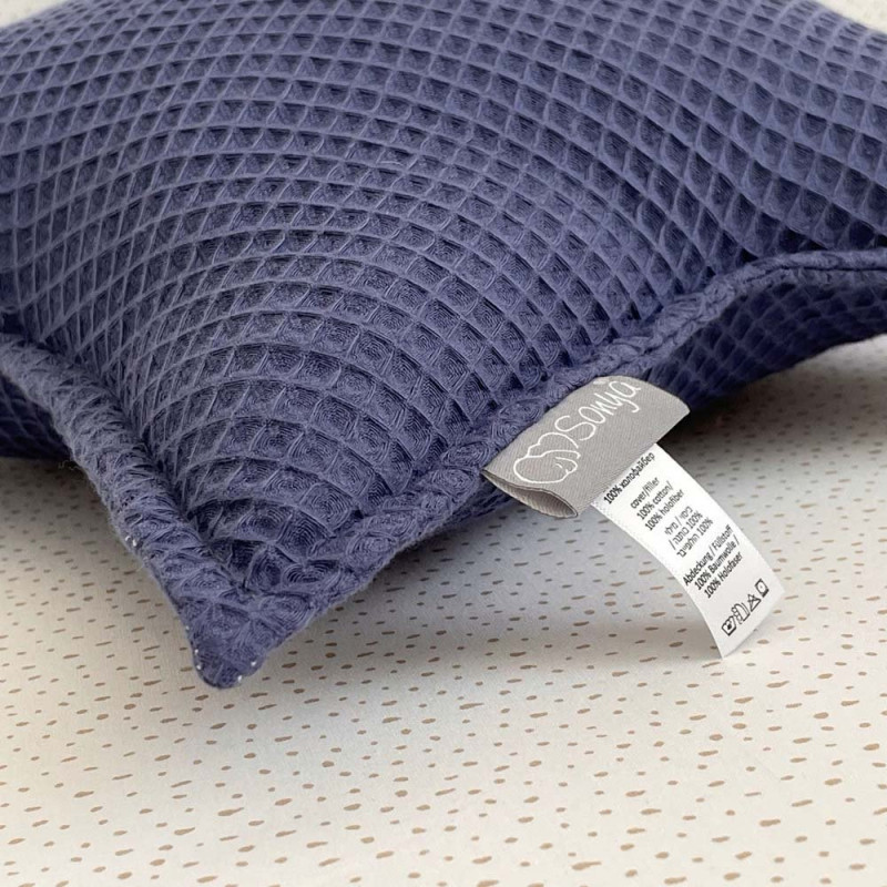 Подушка Msonya Декоративна вафля Зірочка синій