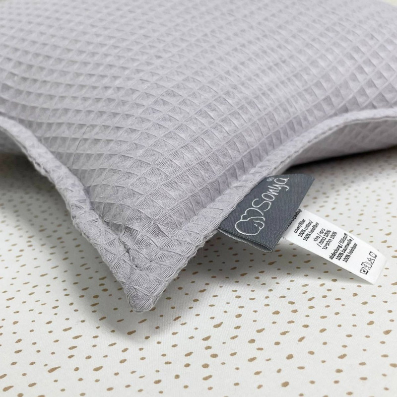 Подушка Msonya однотонний сірий