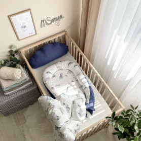 Подушка Msonya Хмаринка вафля синій