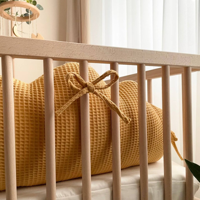 Подушка Msonya Хмаринка вафля гірчиця