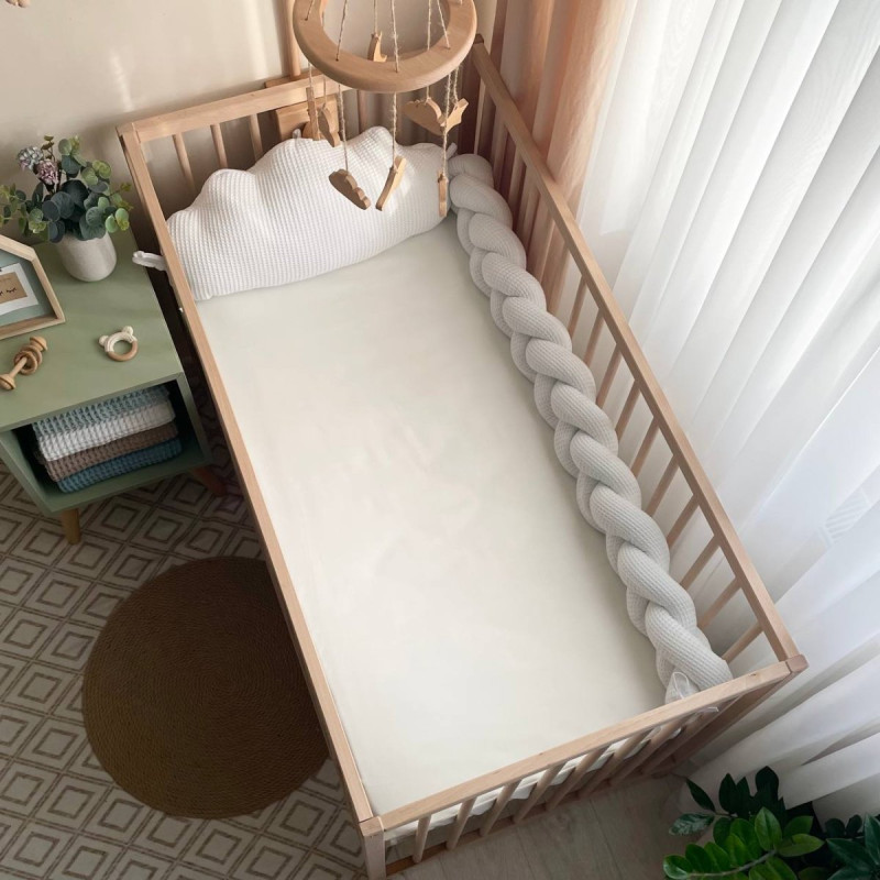 Подушка Msonya Хмаринка вафля білий