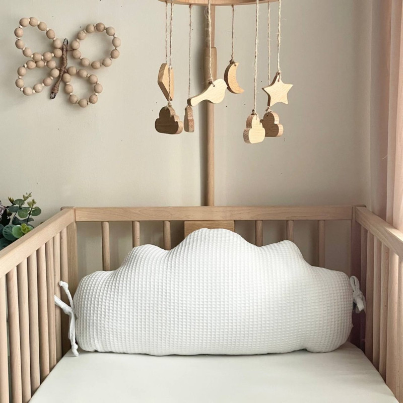 Подушка Msonya Хмаринка вафля білий