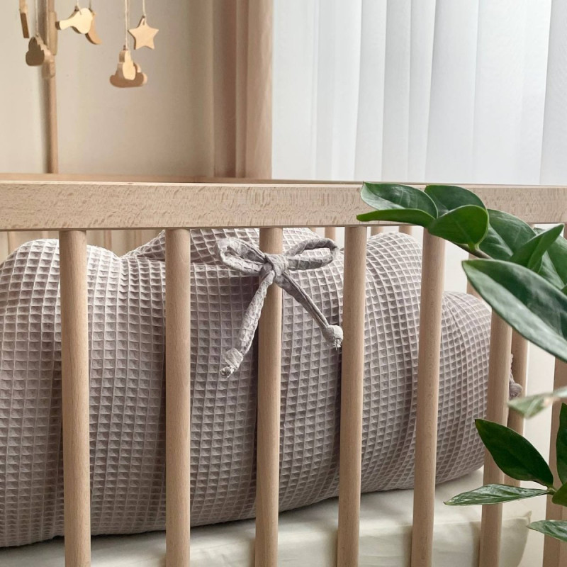 Подушка Msonya Хмаринка вафля сірий