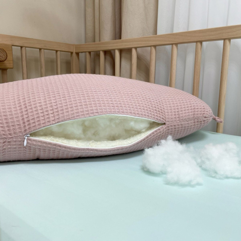 Подушка Msonya Хмаринка вафля пудра