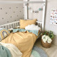 Постільна білизна Msonya підлдіток поплін гірчиця/м'ята