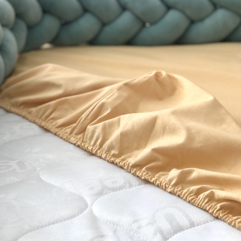 Постільна білизна Msonya підлдіток поплін гірчиця/ягода