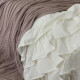 Постільна білизна Msonya підліток варенка з рюшем молочний