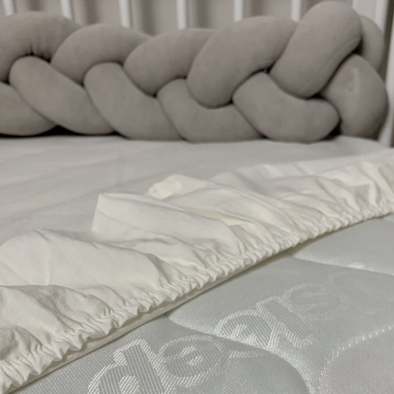 Постільна білизна Msonya підліток варенка з рюшем молочний