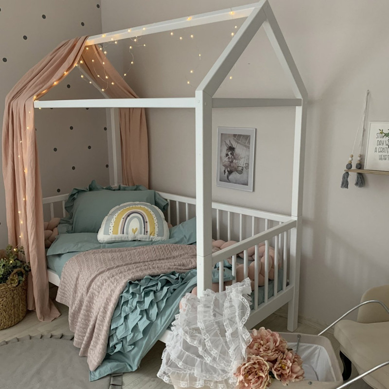 Постільна білизна Msonya підліток варенка з рюшем м'ята