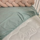 Постільна білизна Msonya підліток варенка з рюшем м'ята