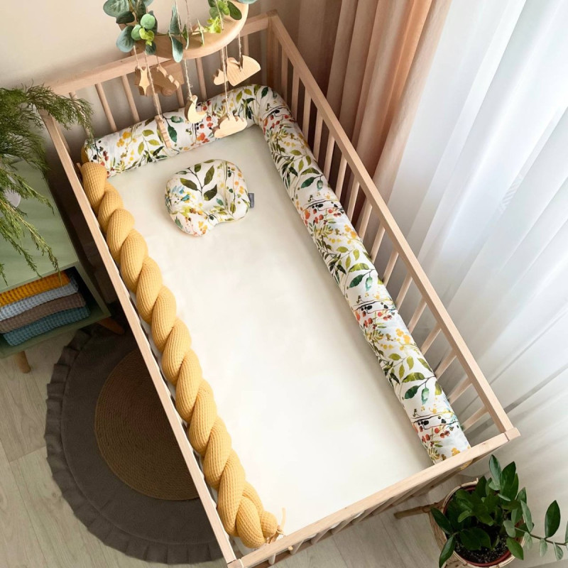 Подушка Msonya Валик Nordic Бохо гірчиця