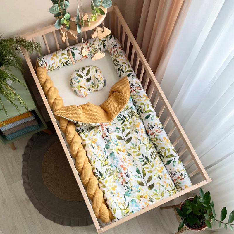 Подушка Msonya Валик Nordic Бохо гірчиця