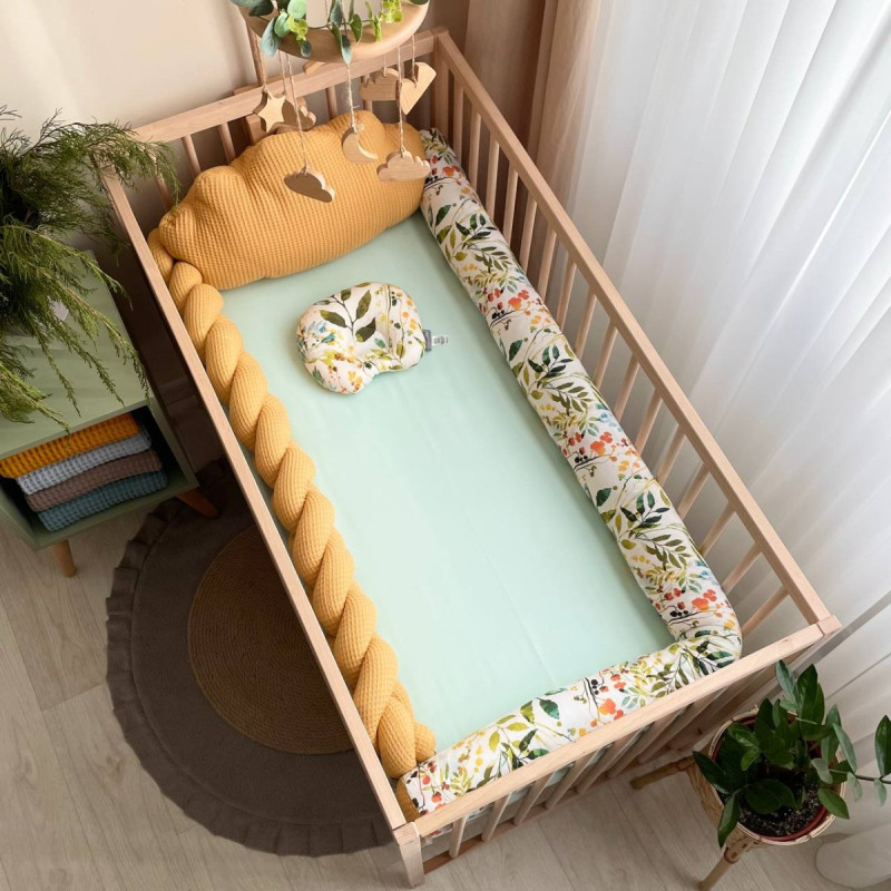 Подушка Msonya Валик Nordic Бохо гірчиця