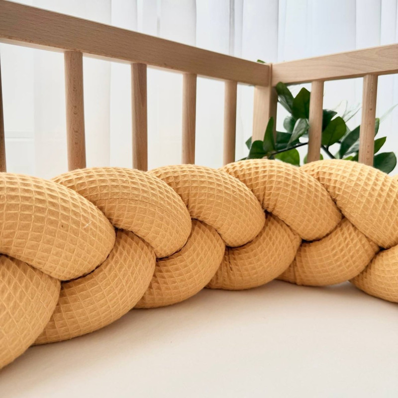 Постільна білизна Msonya Коса вафля гірчиця