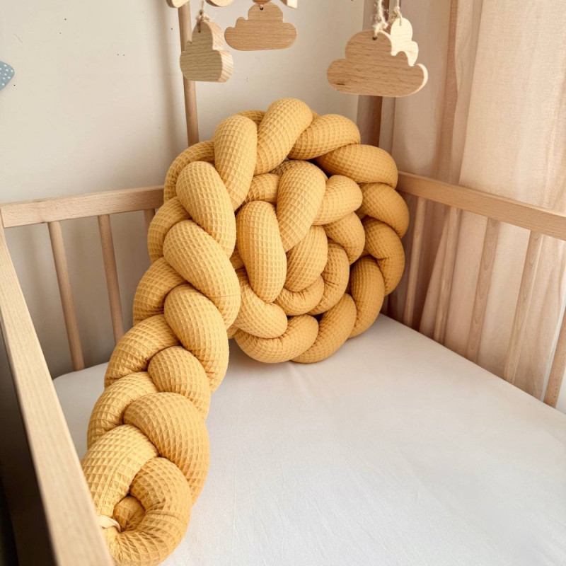 Постільна білизна Msonya Коса вафля гірчиця