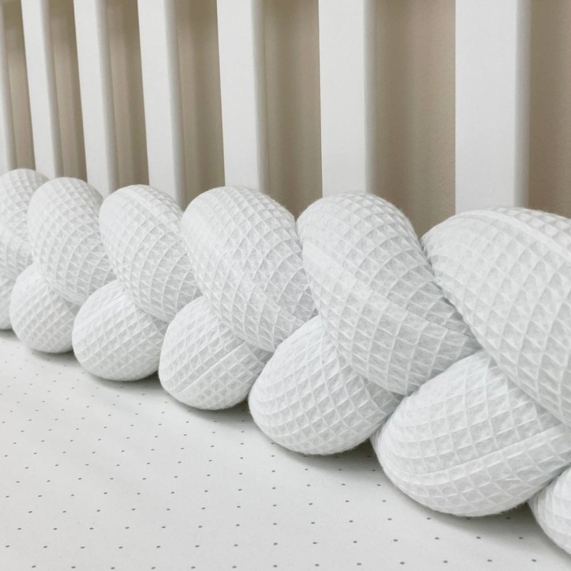 Постільна білизна Msonya Коса вафля білий