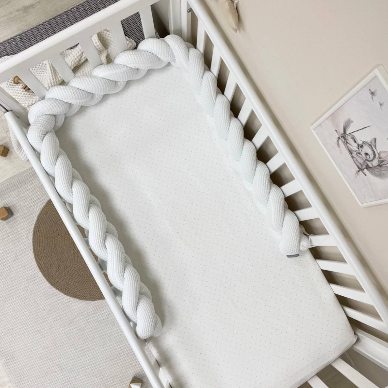 Постільна білизна Msonya Коса вафля білий