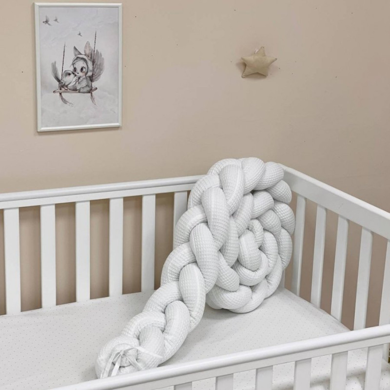 Постільна білизна Msonya Коса вафля білий