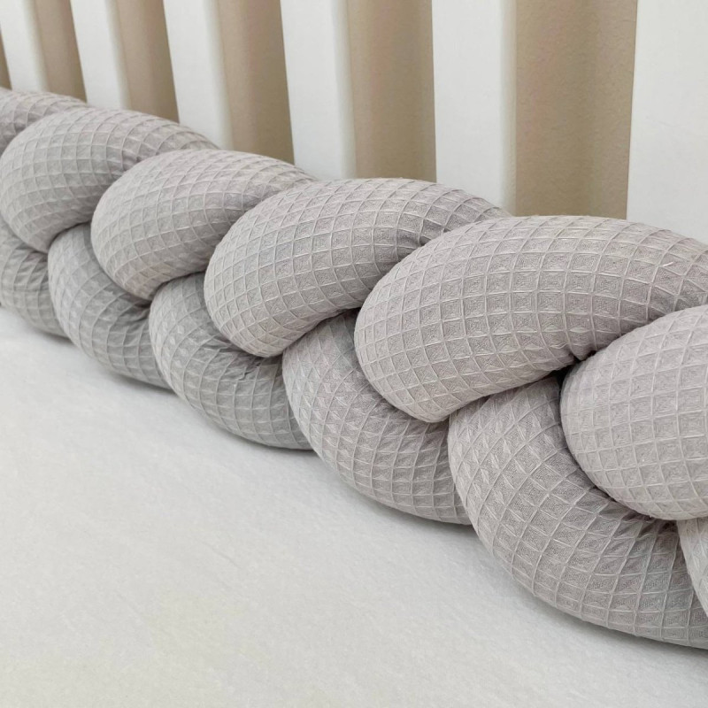 Постільна білизна Msonya Бортик у ліжко Бортик-коса унісекс сірий Стандарт/Овал 11312252