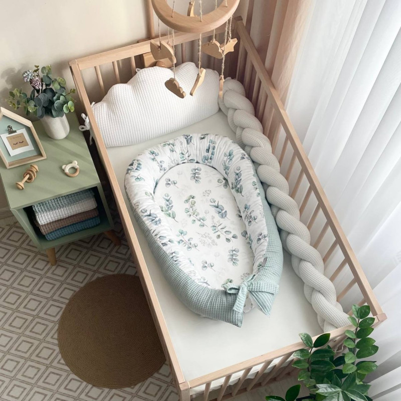 Подушка Msonya Коса вафля білий