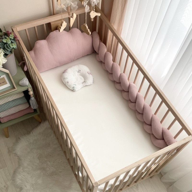 Подушка Msonya Коса вафля пудра