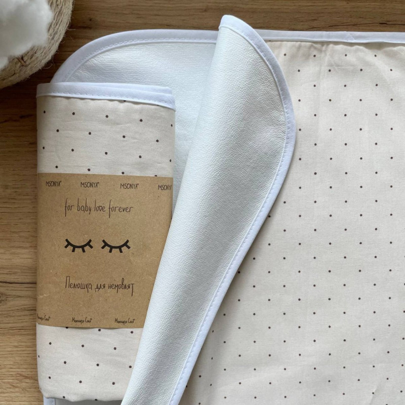 Пелюшка Msonya унісекс з малюнком бежевий 115151651