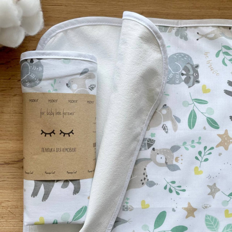 Пелюшка Msonya унісекс з малюнком мята 115165597