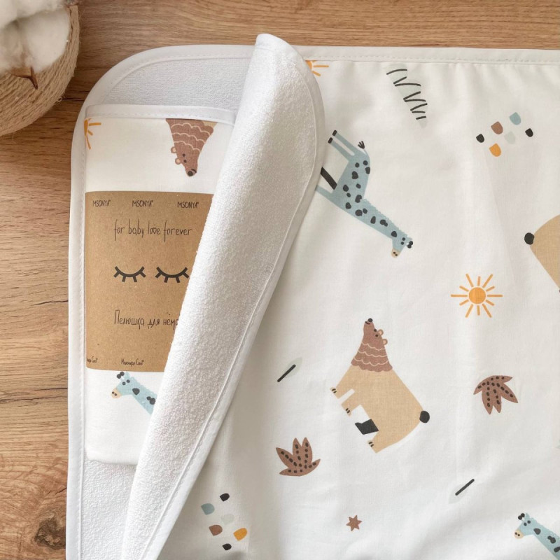 Пелюшка Msonya унісекс з малюнком бежевий 11563