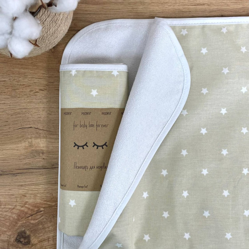 Пелюшка Msonya унісекс з малюнком бежевий 115644