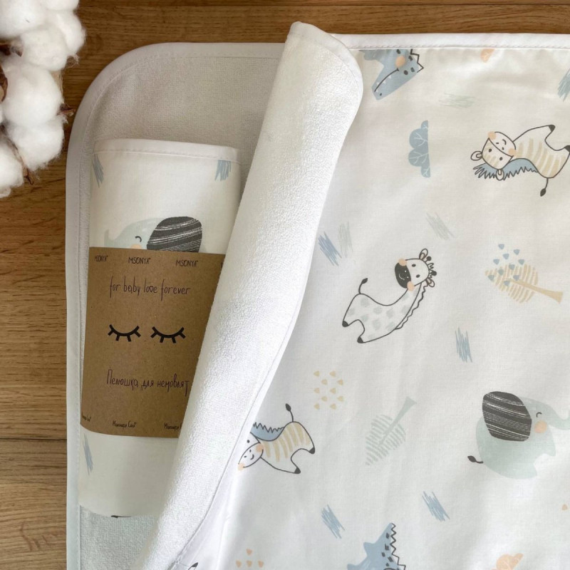 Пелюшка Msonya унісекс з малюнком сірий 115709