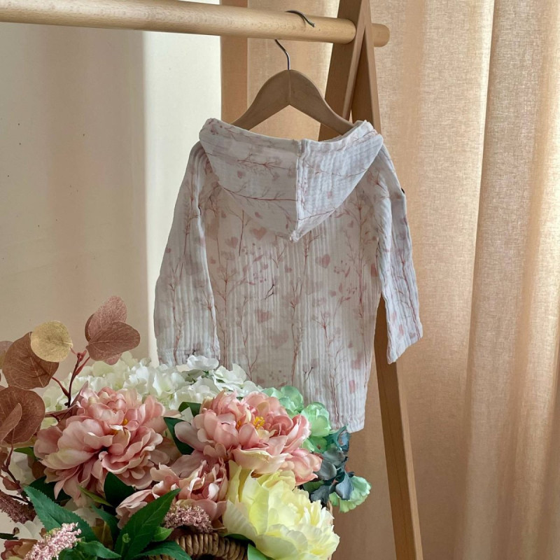 Туніка Msonya дівчина з малюнком пудра