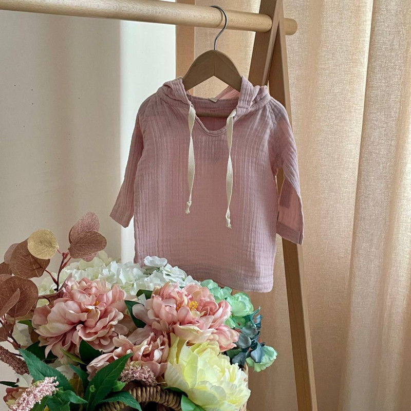 Туніка Msonya дівчина однотонний пудра