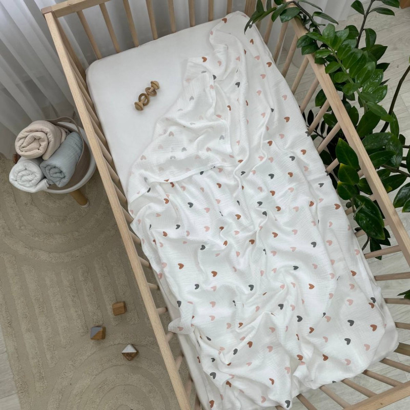 Пелюшка Msonya унісекс з малюнком пудра 12423818