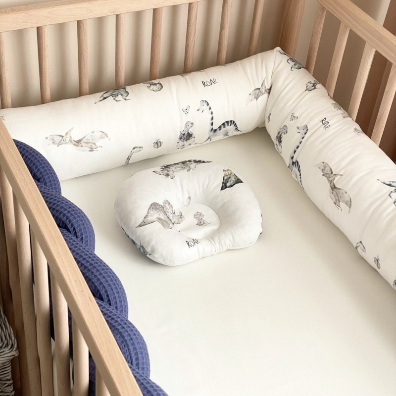 Подушка Msonya Подушечка анатомічна Діно синій