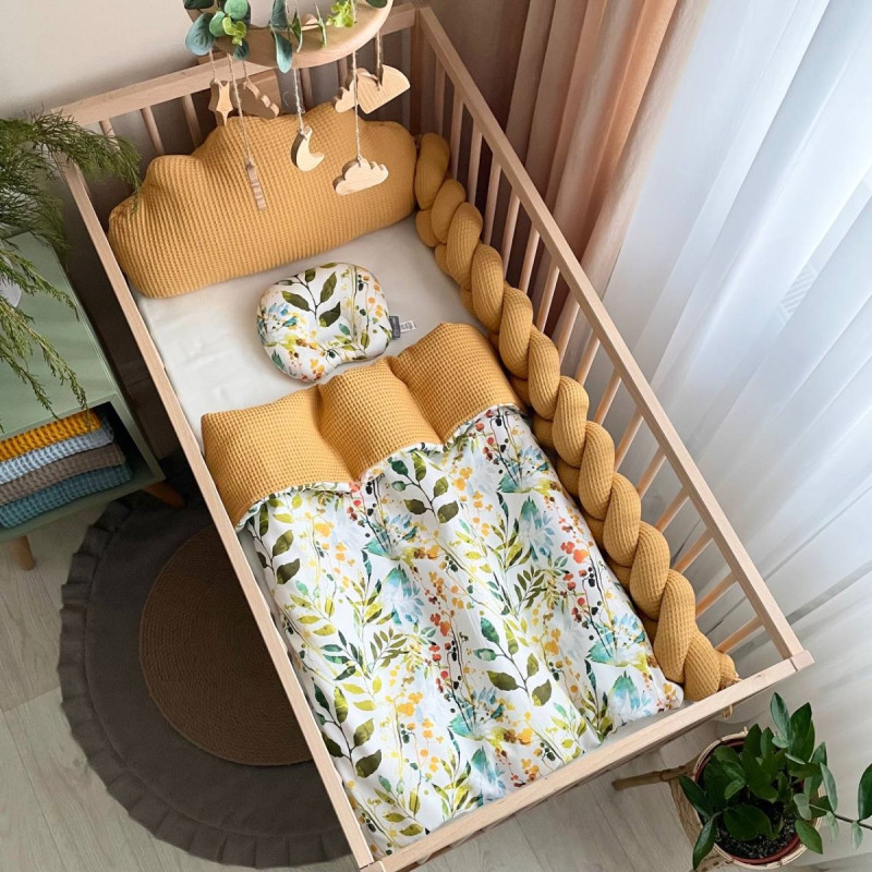 Подушка Msonya Подушечка анатомічна Бохо гірчиця