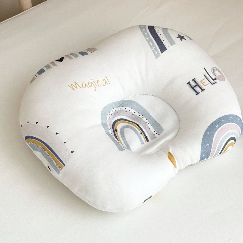 Подушка Msonya Подушечка анатомічна Веселки м'ята