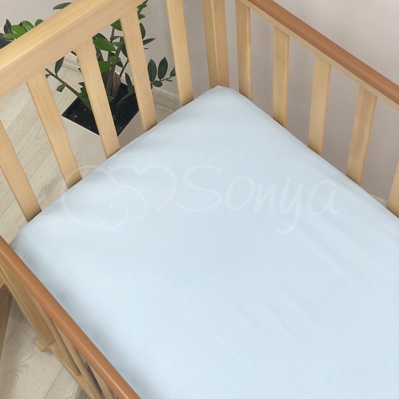 Постільна білизна Msonya Простирадло дитяче 60х120 см блакитна